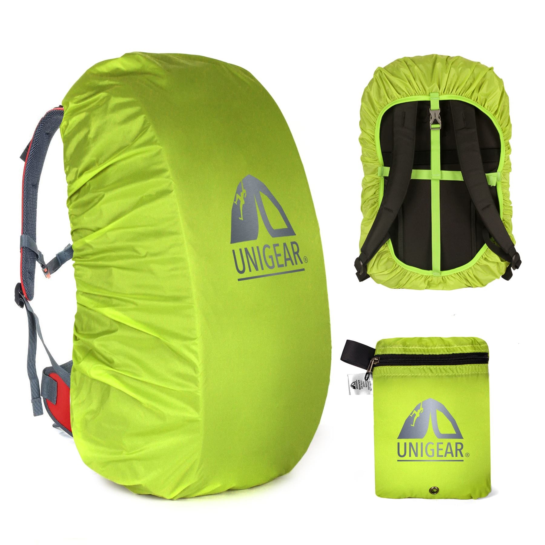 Backpack Rain Cover - Waterproof 5000mm 10L~90L by Indigo Eurybia Outdoor Recreation
