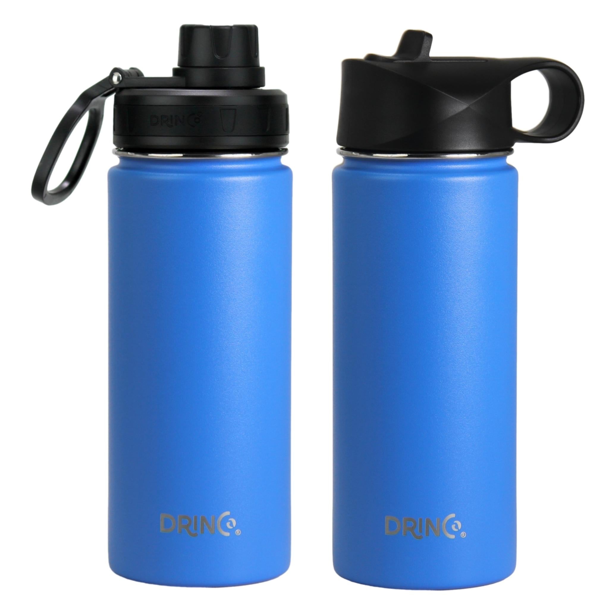 DRINCO® 18oz Stainless Steel Sport Water Bottle - Royal Blue by Orchid Lavender Water Bottles