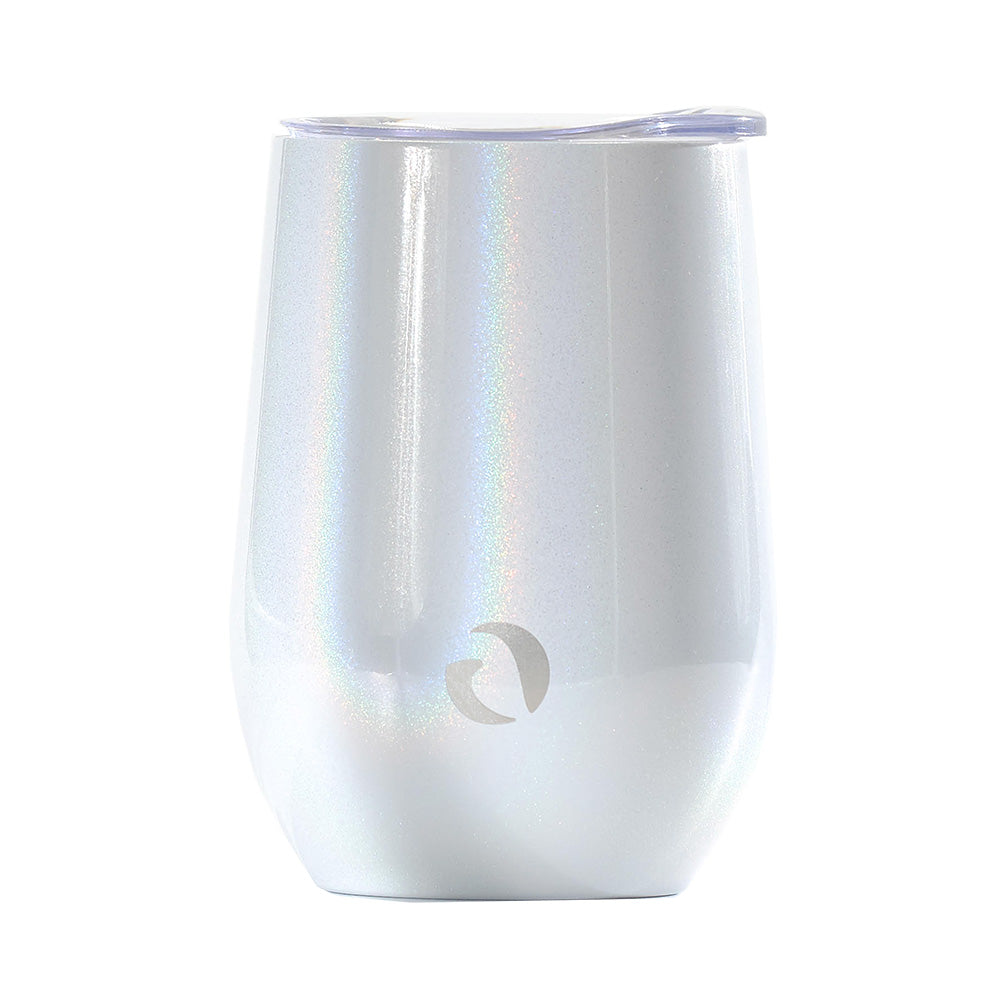 DRINCO® 12oz Insulated Wine Tumbler Glass (Unicorlust) by Orchid Lavender Tumblers