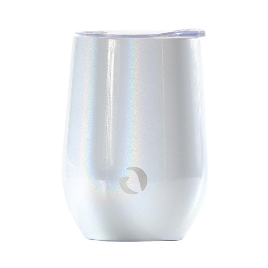 DRINCO® 12oz Insulated Wine Tumbler Glass (Unicorlust) by Orchid Lavender Tumblers