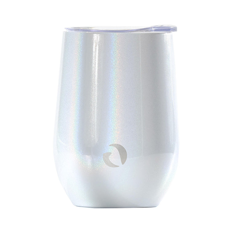 DRINCO® 12oz Insulated Wine Tumbler Glass (Unicorlust) by Orchid Lavender Tumblers