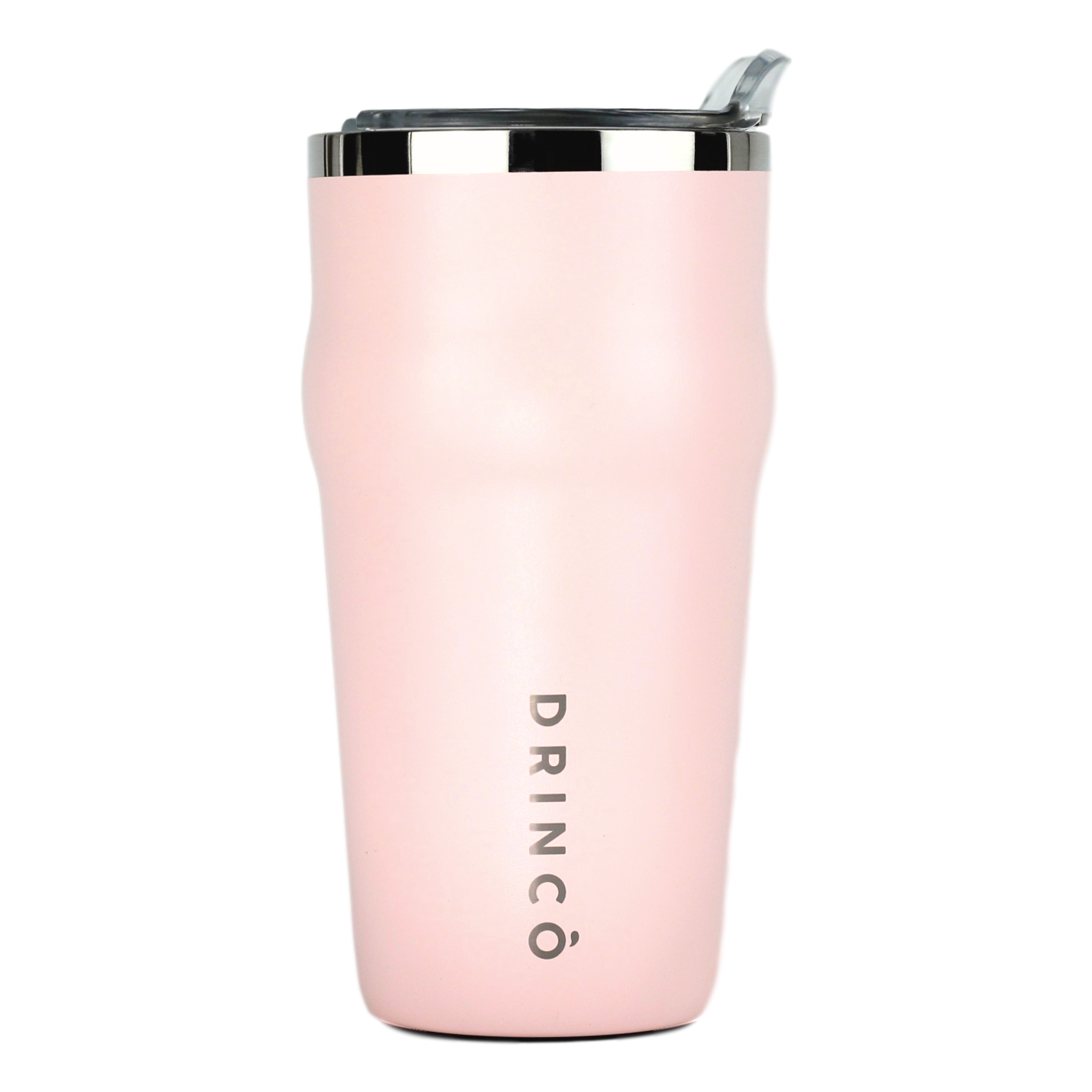 DRINCO 20oz Insulated Tumbler Beer Mug-Bottle Opener THOR-(Pale Pink) by Orchid Lavender Tumblers