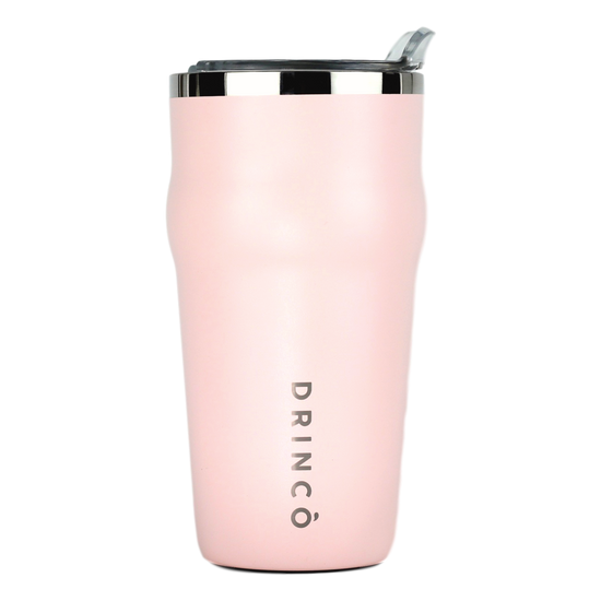 DRINCO 20oz Insulated Tumbler Beer Mug-Bottle Opener THOR-(Pale Pink) by Orchid Lavender Tumblers