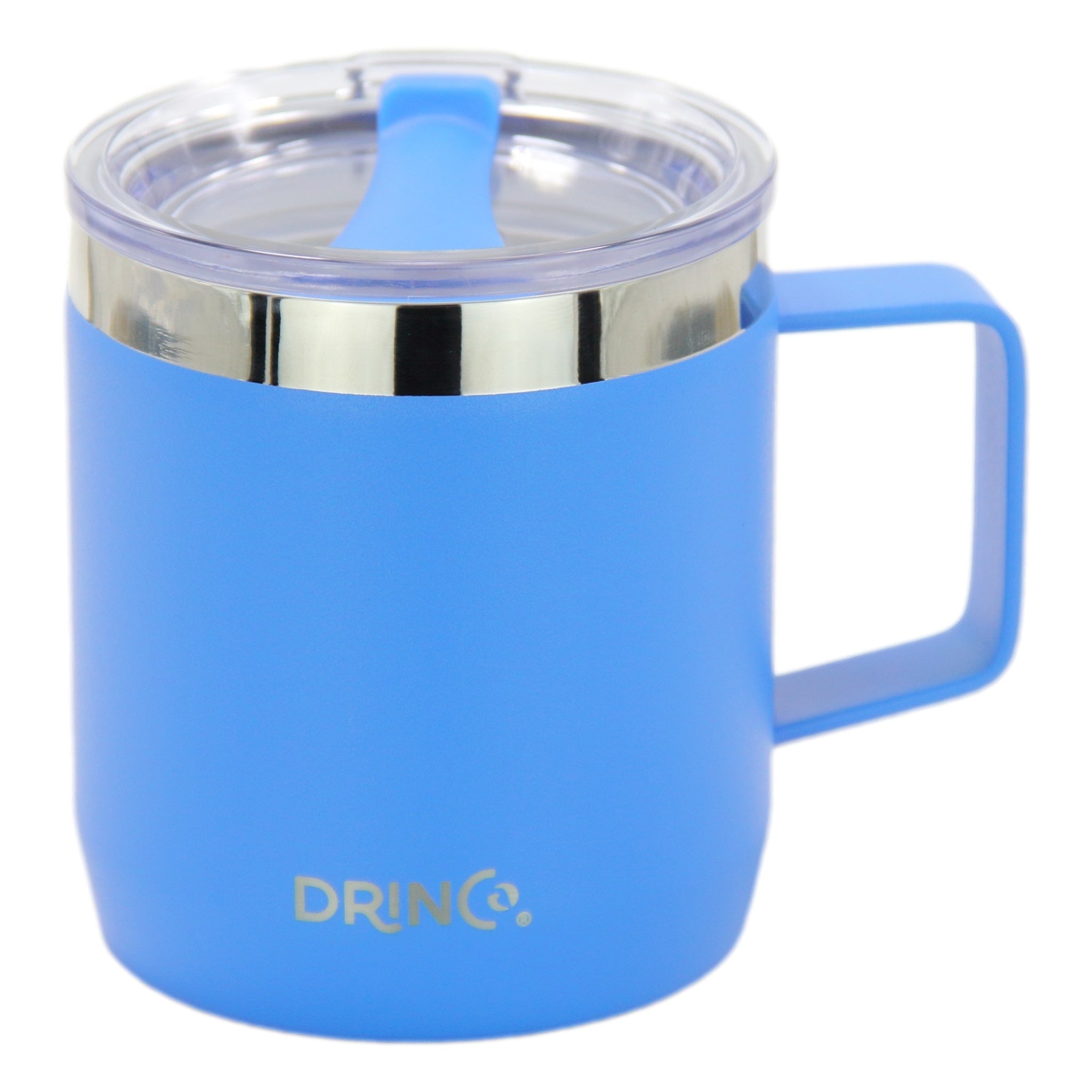 DRINCO® 14 oz Coffee Mug Vacuum Insulated Camping Mug Double Wall by Orchid Lavender Travel Mugs