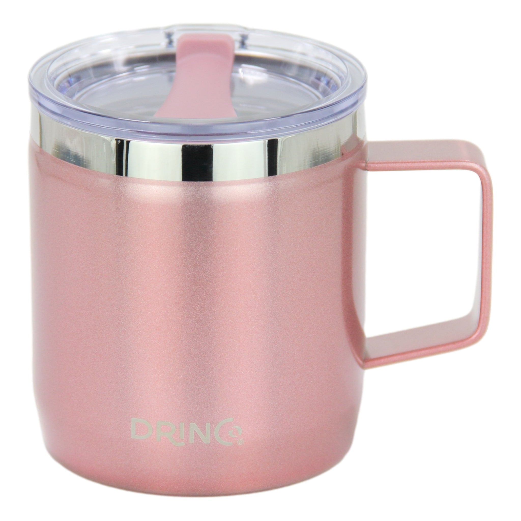 DRINCO® 14 oz Coffee Mug Vacuum Insulated Camping Mug Double Wall by Orchid Lavender Travel Mugs
