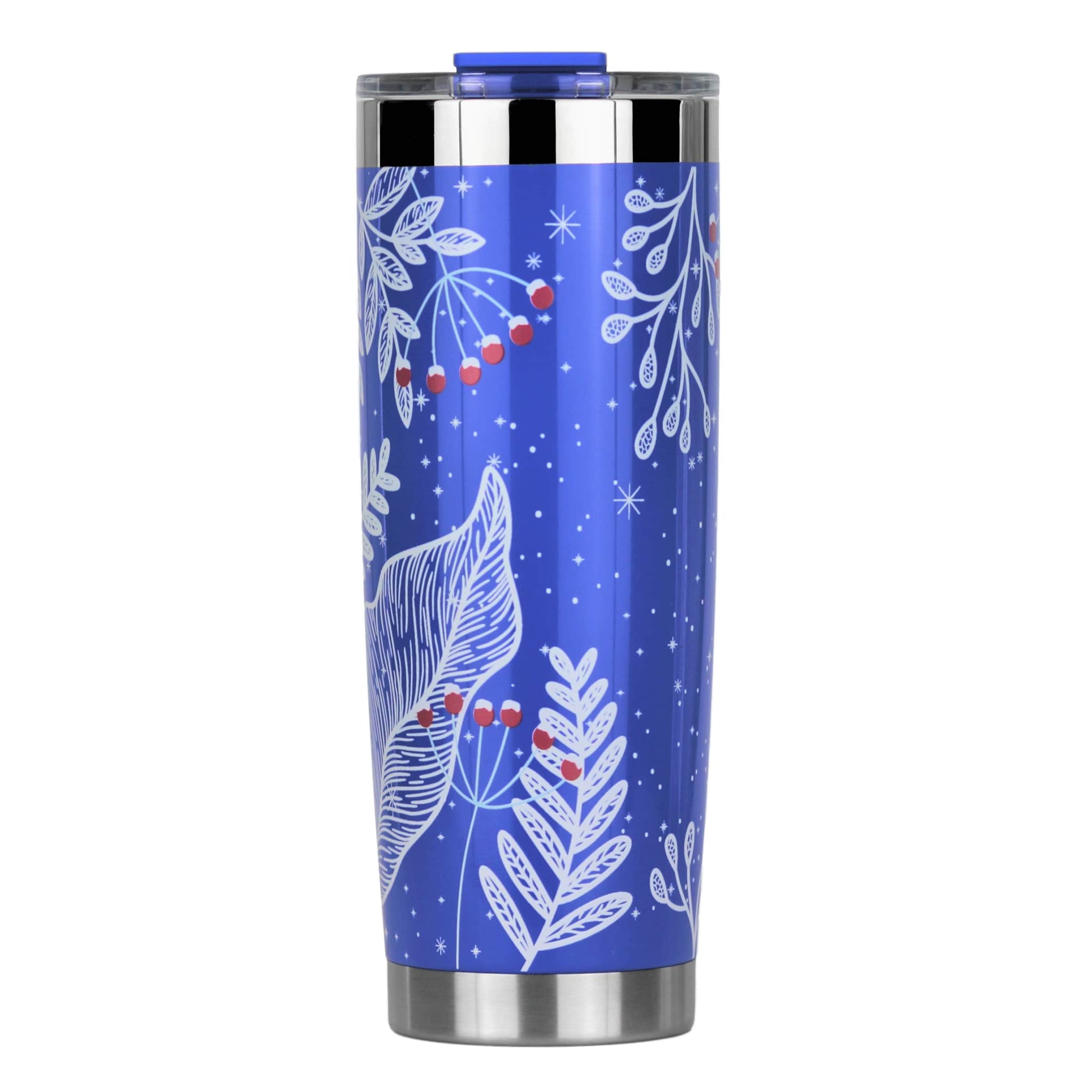 DRINCO® 20oz Insulated Tumbler Spill Proof Lid 2 Straws(Nampa) by Orchid Lavender Tumblers