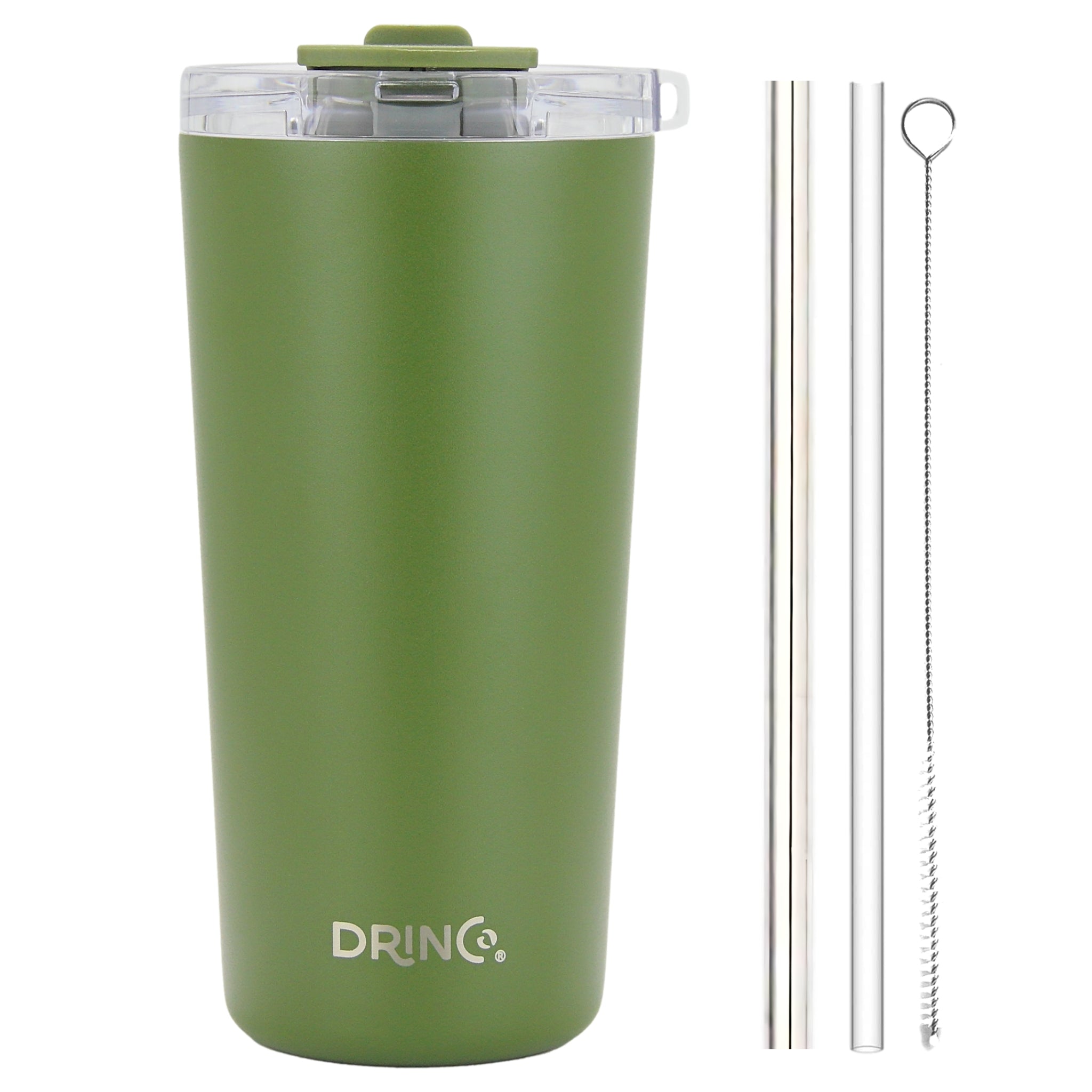 DRINCO® Seattle 20oz Insulated Tumbler Spill Proof Lid w/straw-Forest by Orchid Lavender Tumblers