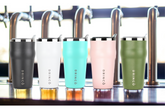 DRINCO 20oz Insulated Tumbler Beer Mug-Bottle Opener THOR-(Mint Cream) by Orchid Lavender Tumblers