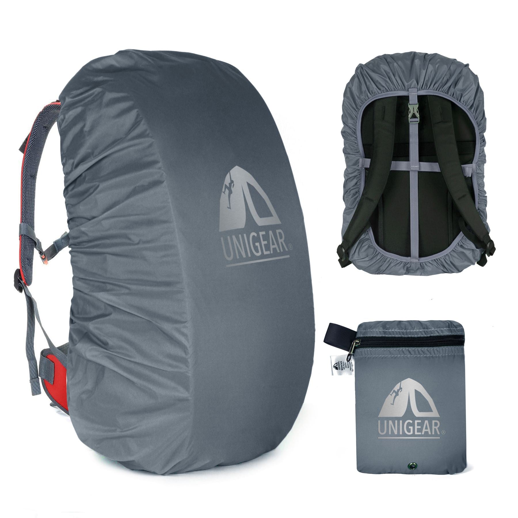 Backpack Rain Cover - Waterproof 5000mm 10L~90L by Indigo Eurybia Outdoor Recreation