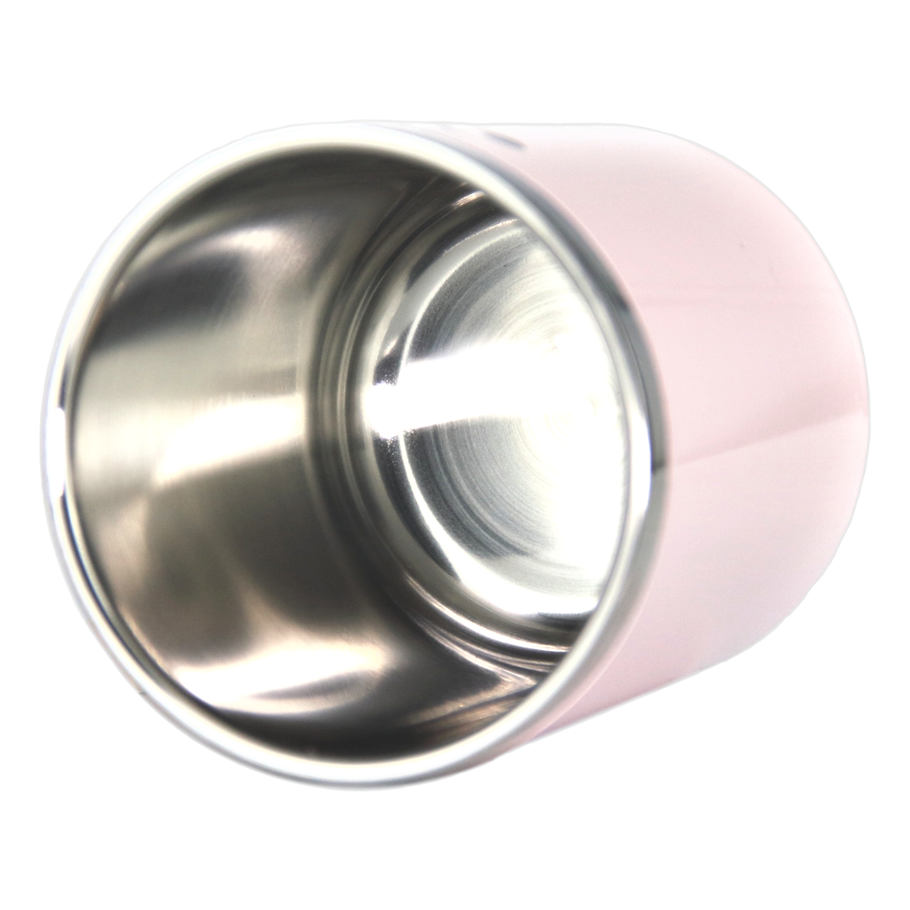 DRINCO- 10oz Vacuum Insulated Tumbler Whiskey Glass GULT (Pale Pink) by Orchid Lavender Tumblers