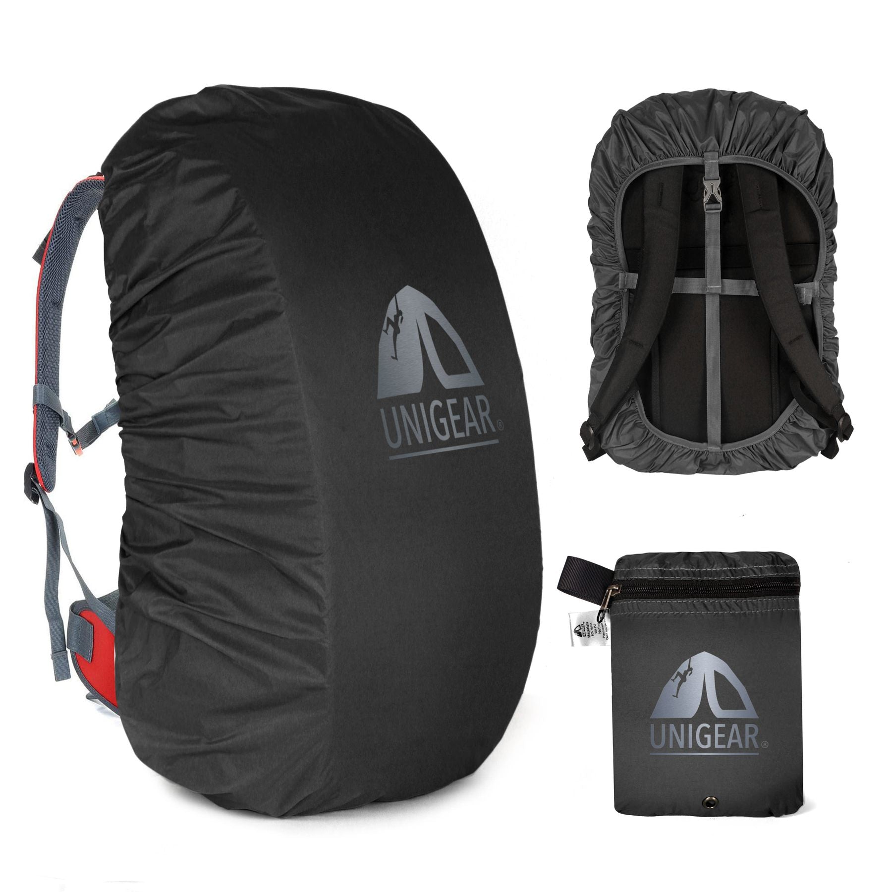 Backpack Rain Cover - Waterproof 5000mm 10L~90L by Indigo Eurybia Outdoor Recreation