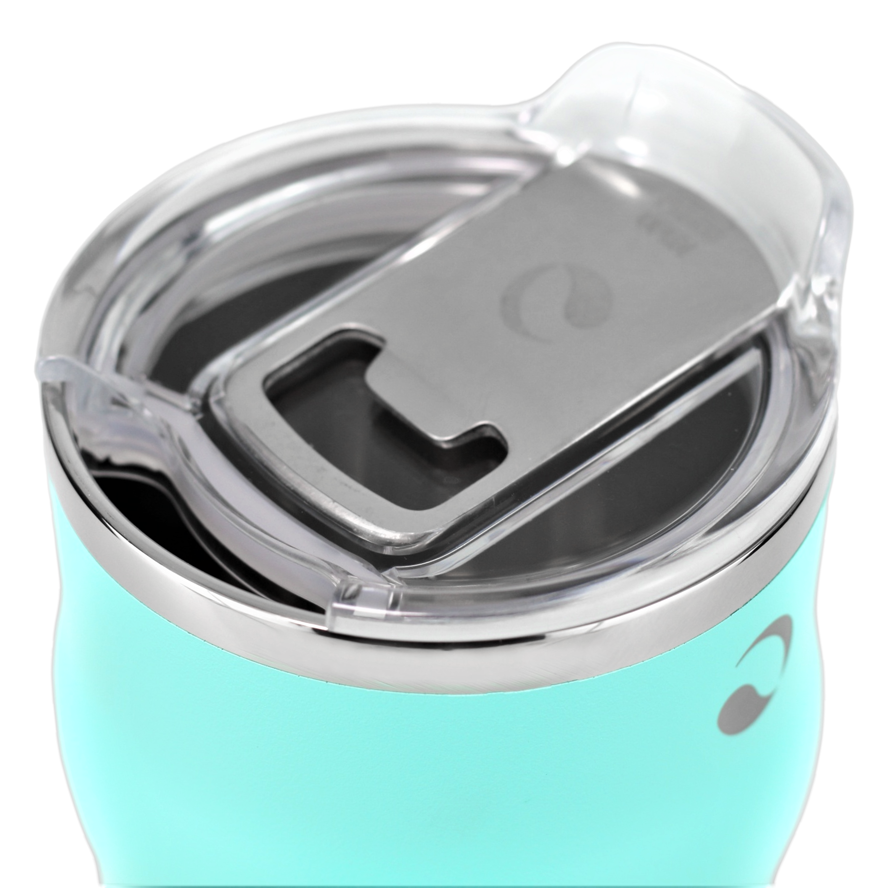 DRINCO 20oz Insulated Tumbler Beer Mug-Bottle Opener THOR-(Aquamarine) by Orchid Lavender Tumblers