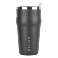 DRINCO 20oz Insulated Tumbler Beer Mug-Bottle Opener THOR-(Jet Black) by Orchid Lavender Tumblers