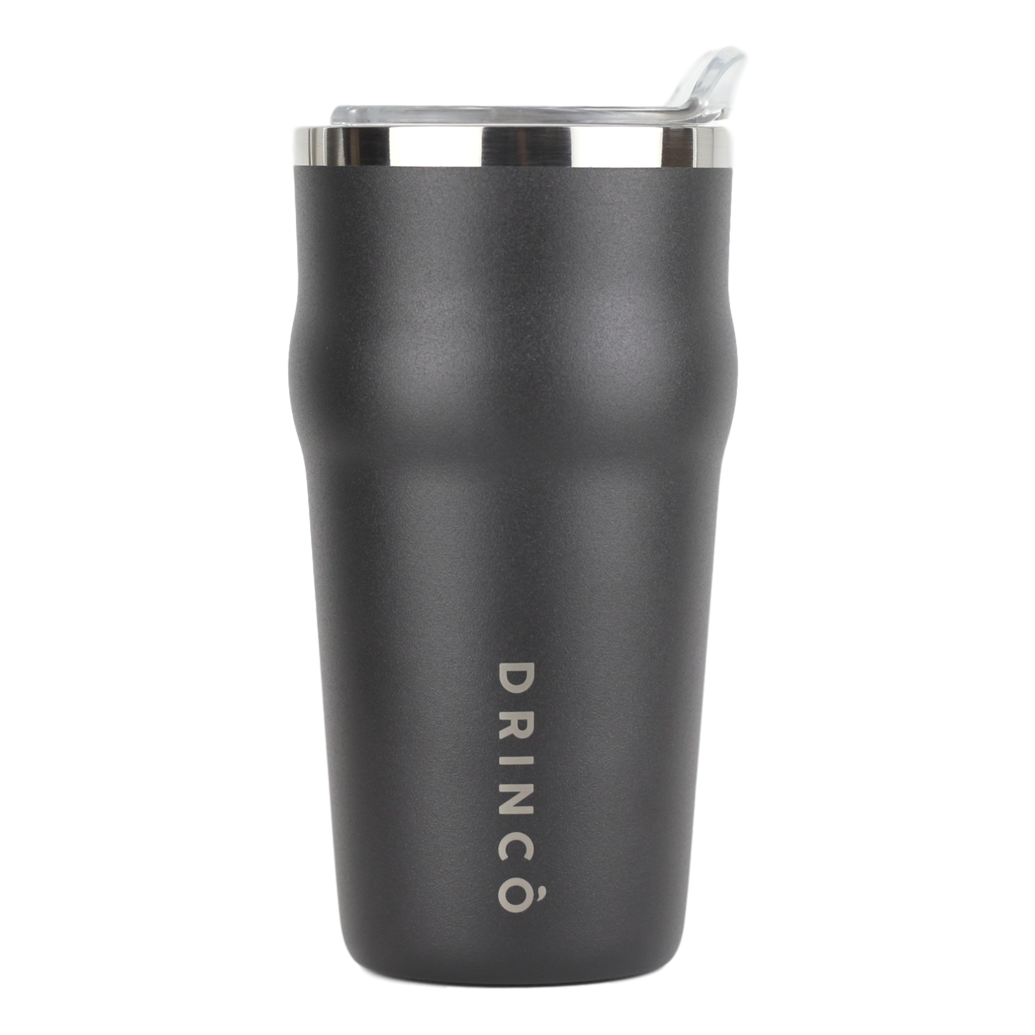 DRINCO 20oz Insulated Tumbler Beer Mug-Bottle Opener THOR-(Jet Black) by Orchid Lavender Tumblers