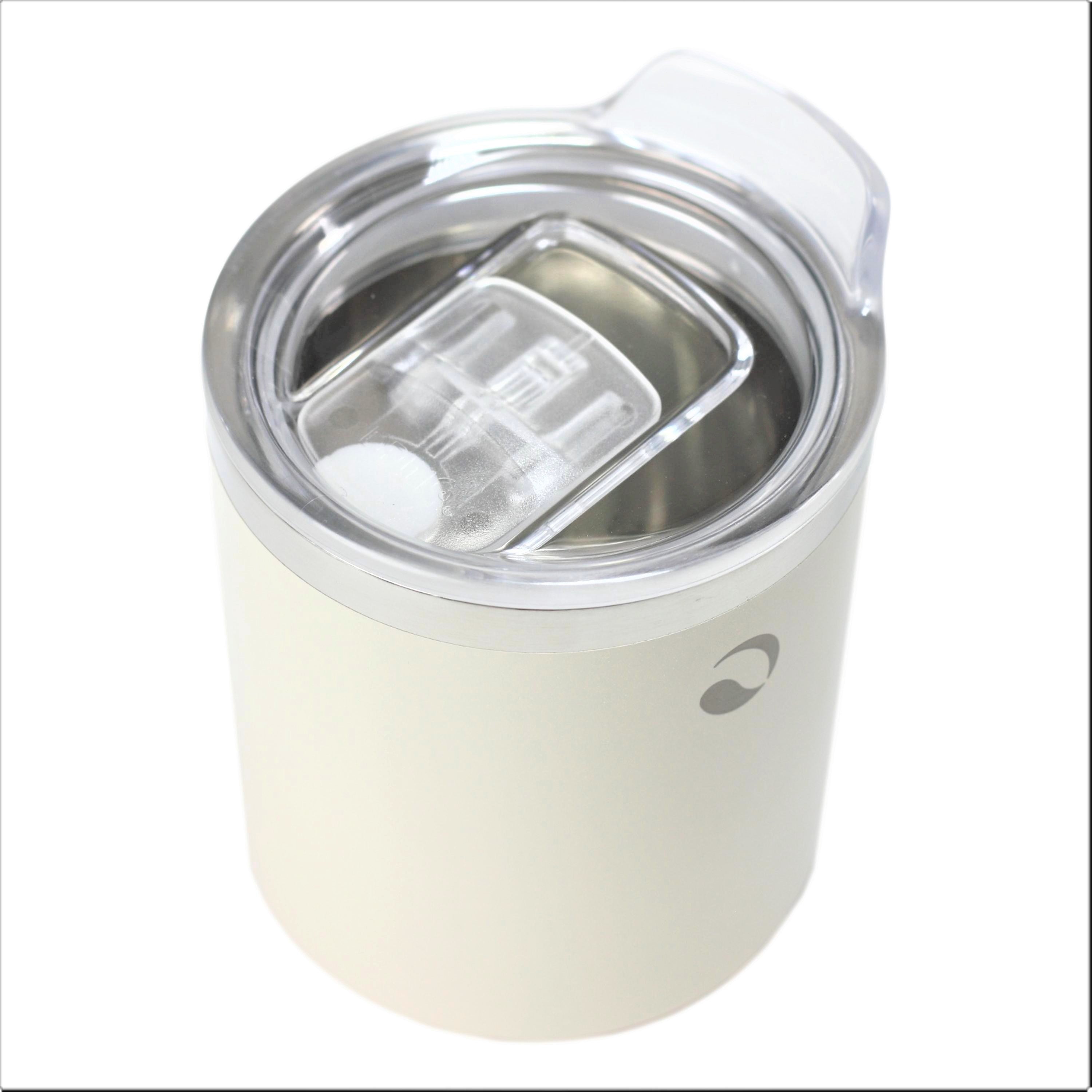 DRINCO- 10oz Vacuum Insulated Tumbler Whiskey Glass GULT (Mint Cream) by Orchid Lavender Tumblers
