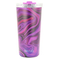 DRINCO® Seattle 20oz Insulated Tumbler Leakproof w/straw-Purple Swirl by Orchid Lavender Tumblers