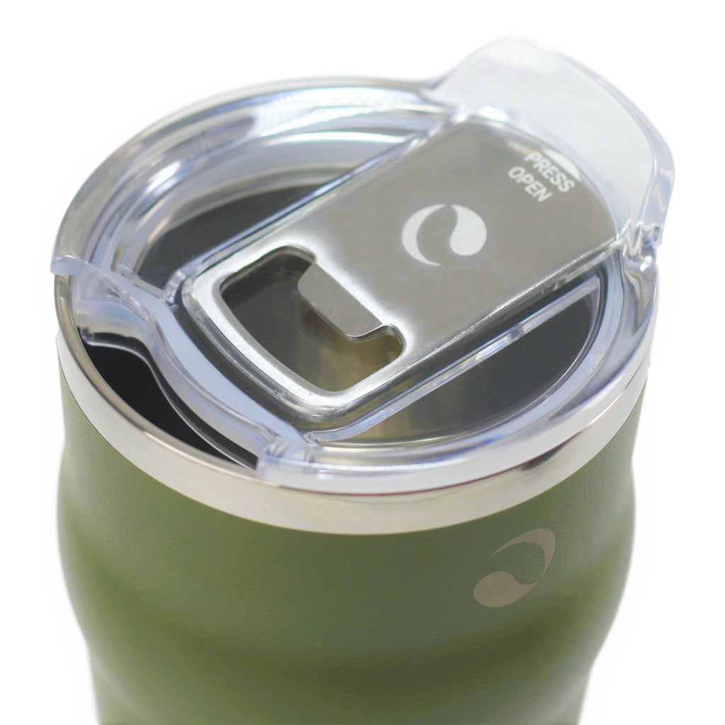 DRINCO 20oz Insulated Tumbler Beer Mug-Bottle Opener THOR-(Forest) by Orchid Lavender Tumblers