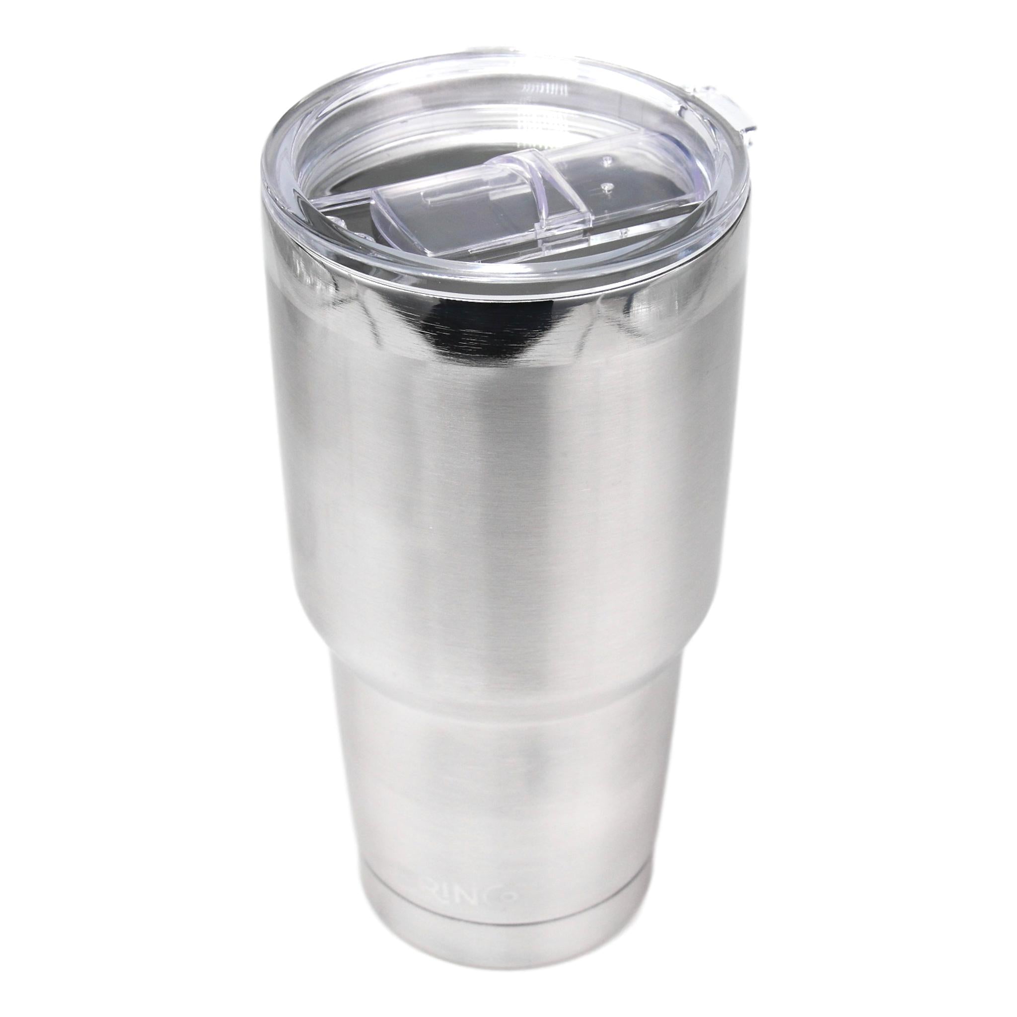 DRINCO® 30oz Insulated Tumbler Spill Proof Lid w/2 Straws (Brushed) by Orchid Lavender Tumblers
