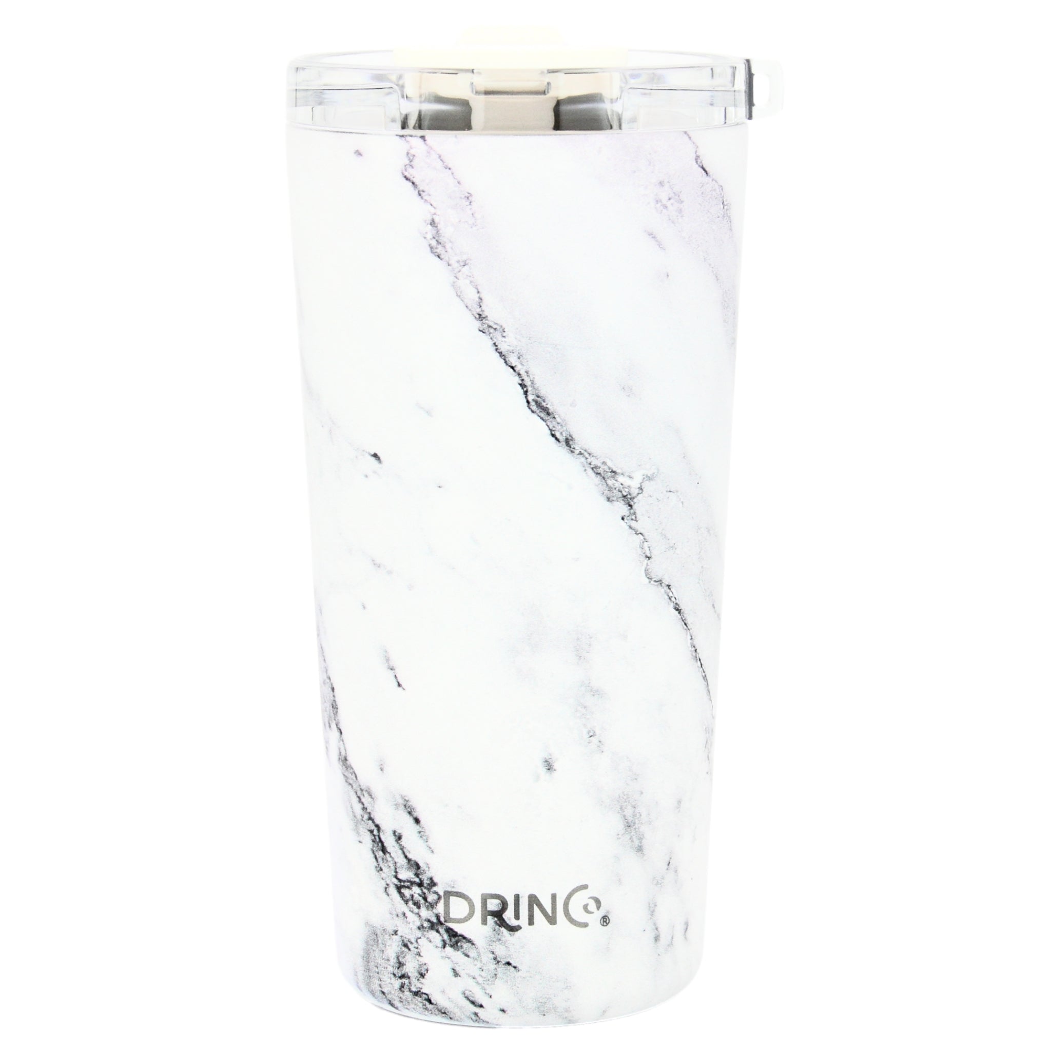 DRINCO® Seattle 20oz Insulated Tumbler Leakproof-Calacatta Marble by Orchid Lavender Tumblers
