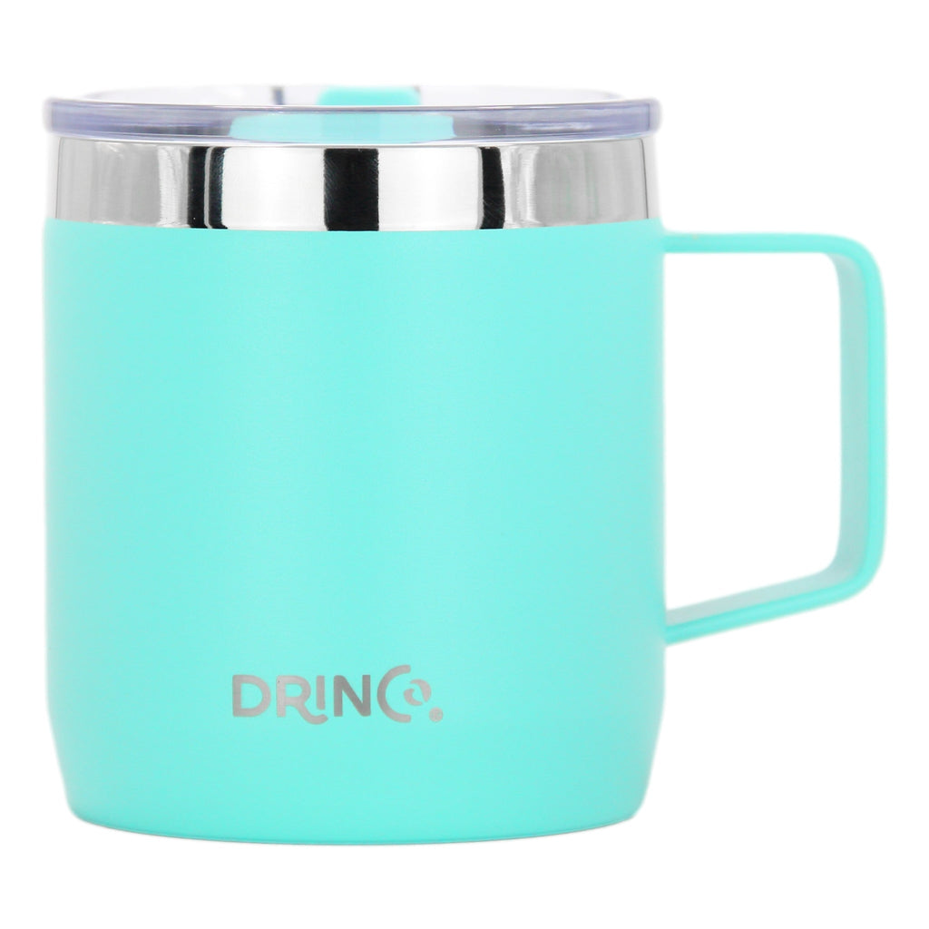 DRINCO® 14 oz Coffee Mug Vacuum Insulated Camping Mug Double Wall by Orchid Lavender Travel Mugs