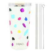 DRINCO® Seattle 20oz Insulated Tumbler Leakproof w/straw-Blots by Orchid Lavender Tumblers