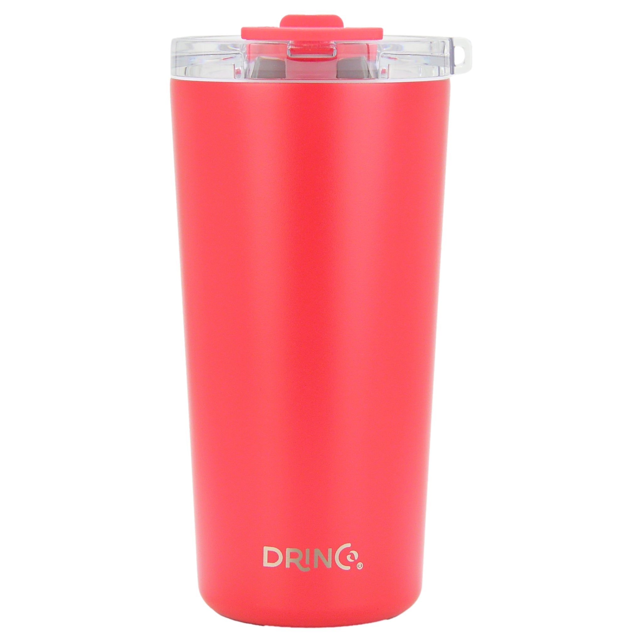 DRINCO® Seattle 20oz Insulated Tumbler Spill Proof Lid w/straw-Red by Orchid Lavender Tumblers