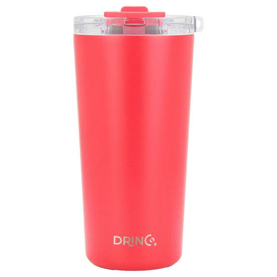 DRINCO® Seattle 20oz Insulated Tumbler Spill Proof Lid w/straw-Red by Orchid Lavender Tumblers