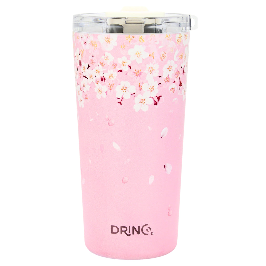 DRINCO® Seattle 20oz Insulated Tumbler Spill Proof Lid w/straw-Sakura by Orchid Lavender Tumblers