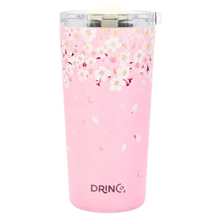DRINCO® Seattle 20oz Insulated Tumbler Spill Proof Lid w/straw-Sakura by Orchid Lavender Tumblers