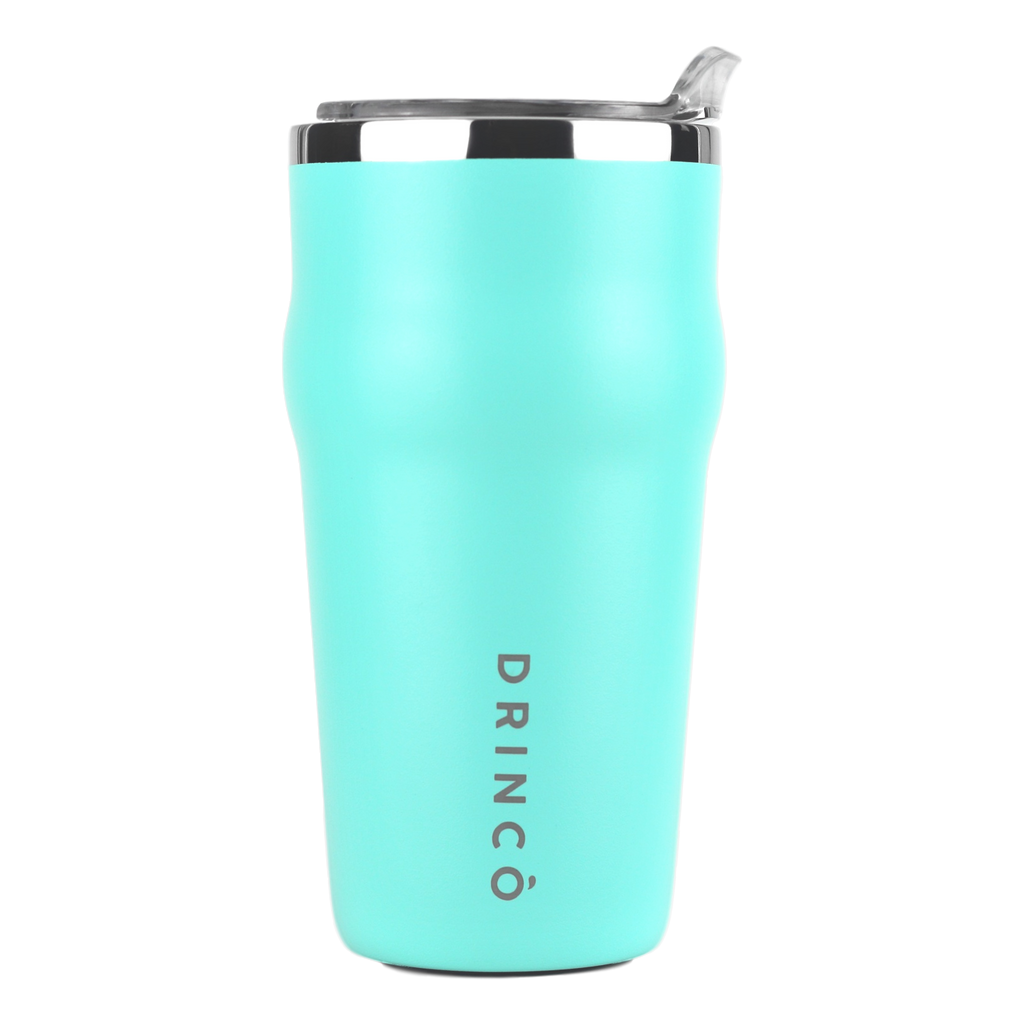 DRINCO 20oz Insulated Tumbler Beer Mug-Bottle Opener THOR-(Aquamarine) by Orchid Lavender Tumblers