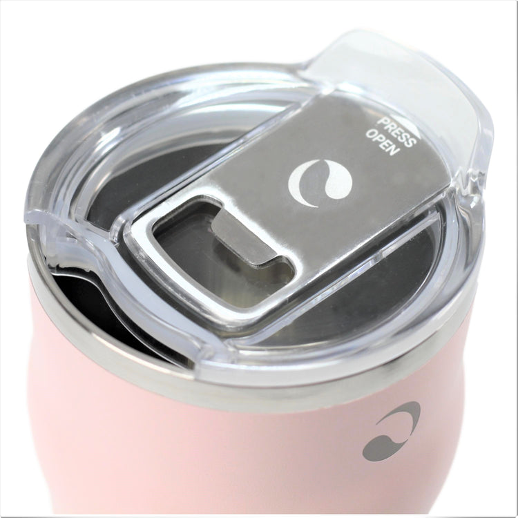 DRINCO 20oz Insulated Tumbler Beer Mug-Bottle Opener THOR-(Pale Pink) by Orchid Lavender Tumblers