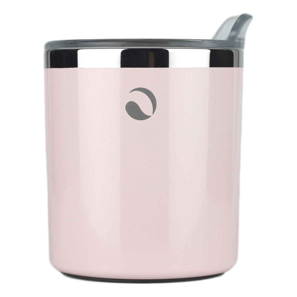 DRINCO- 10oz Vacuum Insulated Tumbler Whiskey Glass GULT (Pale Pink) by Orchid Lavender Tumblers