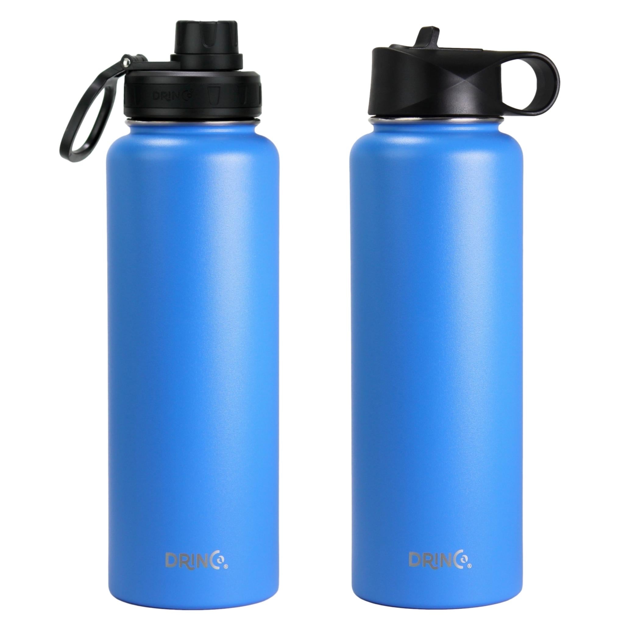 DRINCO® 40oz Stainless Steel Sport Water Bottle - Royal Blue by Orchid Lavender Water Bottles