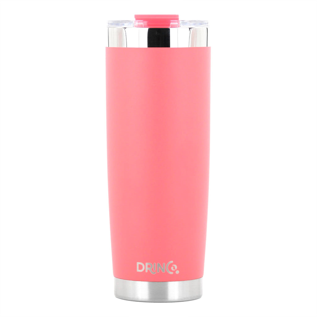 DRINCO® 20oz Insulated Tumbler w/Spill Proof Lid (Coral Paradise) by Orchid Lavender Tumblers