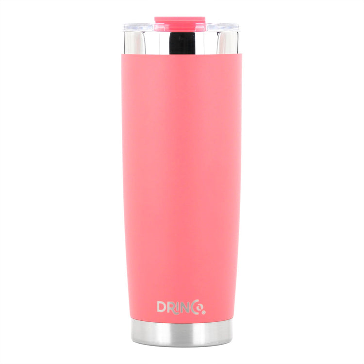DRINCO® 20oz Insulated Tumbler w/Spill Proof Lid (Coral Paradise) by Orchid Lavender Tumblers