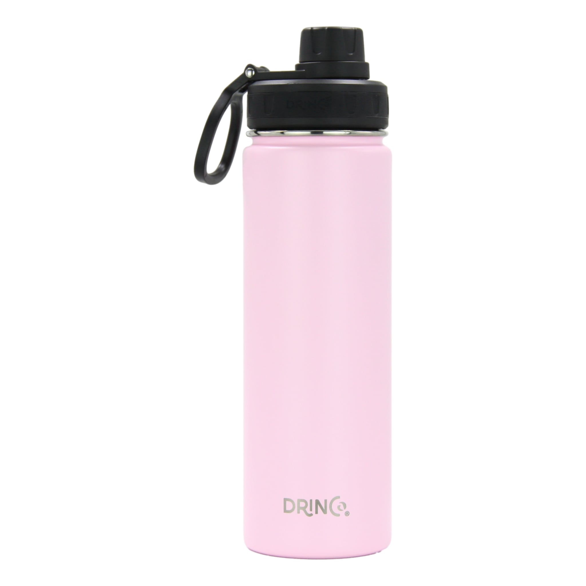DRINCO® 22oz Stainless Steel Sport Water Bottle - Flamingo Pink by Orchid Lavender Water Bottles
