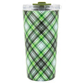 DRINCO® Seattle 20oz Insulated Tumbler Leakproof w/straw-Ireland Plaid by Orchid Lavender Tumblers