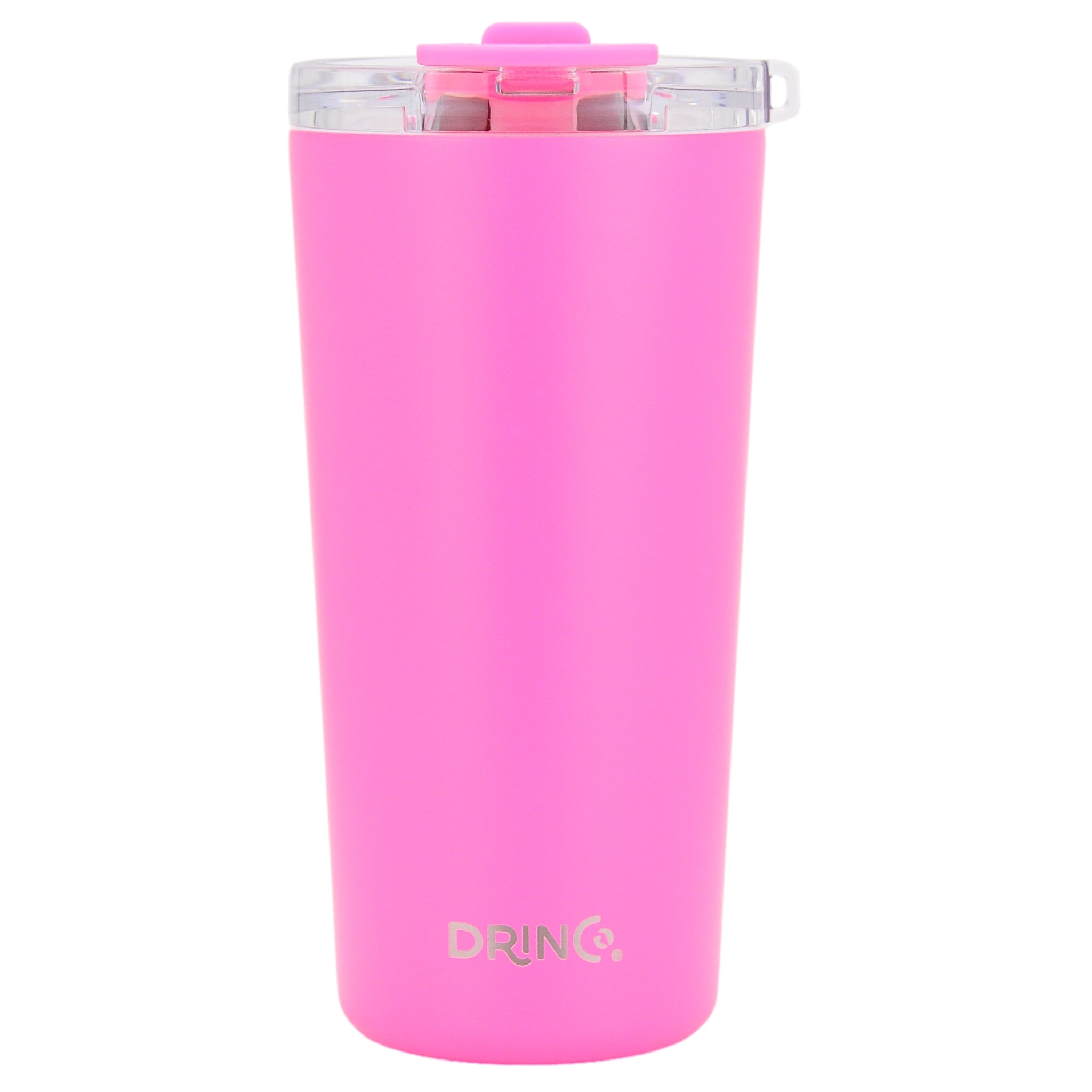 DRINCO® Seattle 20oz Insulated Tumbler Spill Proof Lid w/straw-Pink by Orchid Lavender Tumblers