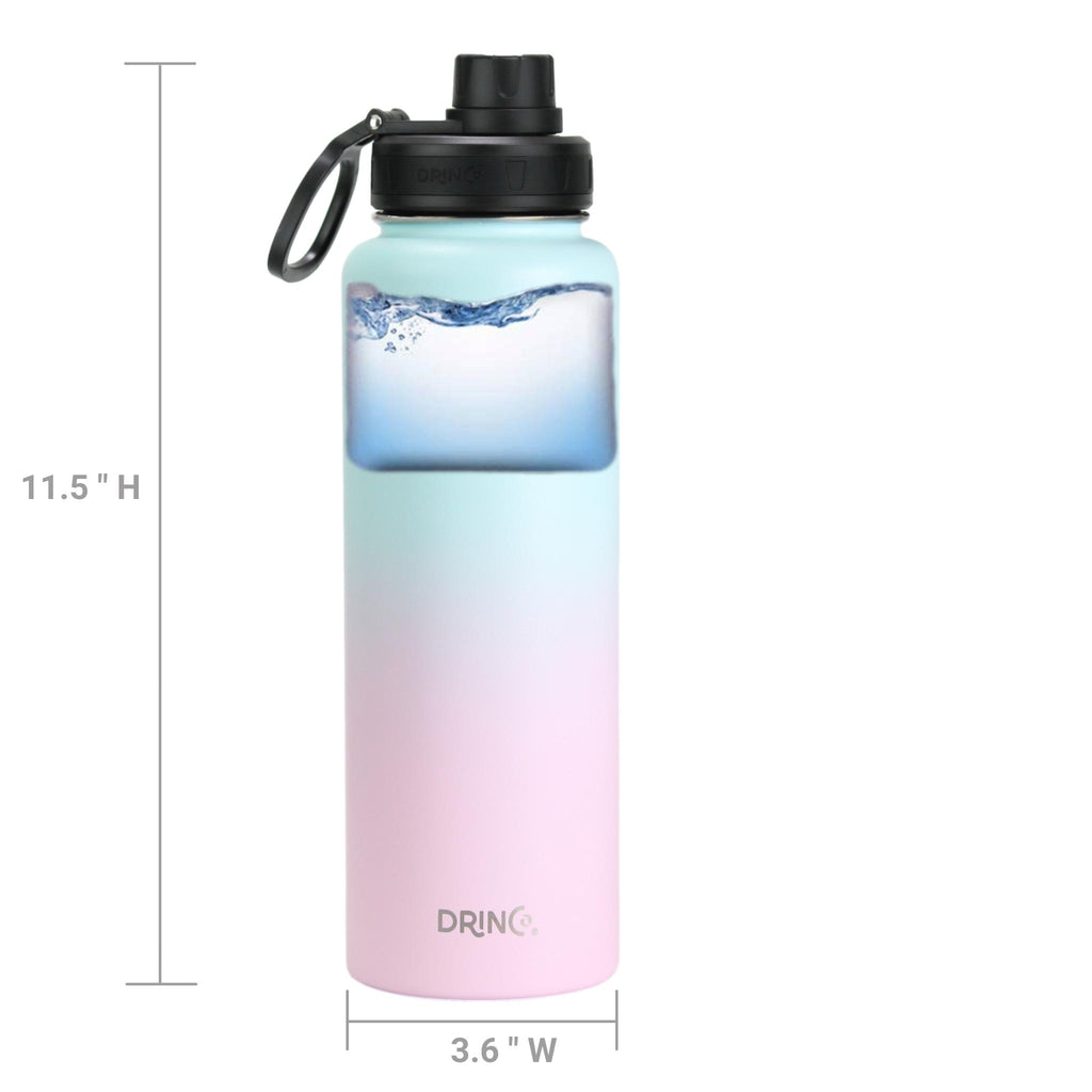 DRINCO® 40oz Stainless Steel Sport Water Bottle - Macaron by Orchid Lavender Water Bottles