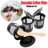 3pcs Reusable Coffee Filter Pod with Spoon by Cosmic Inventory Coffee Pods & Capsules