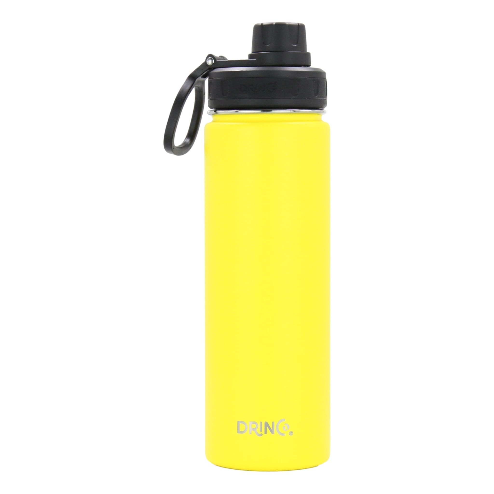 DRINCO® 22oz Stainless Steel Sport Water Bottle - Illuminating Yellow by Orchid Lavender Water Bottles