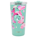 DRINCO® Seattle 20oz Insulated Tumbler Leakproof w/straw-Butterfly by Orchid Lavender Tumblers