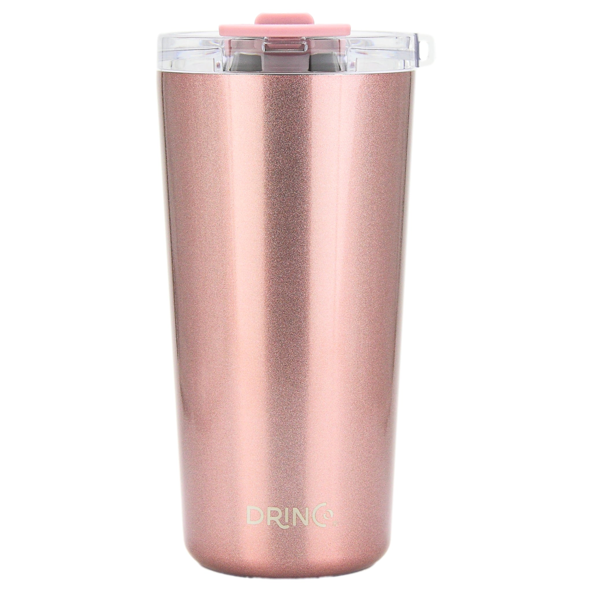 DRINCO® Seattle 20oz Insulated Tumbler Spill Proof Lid w/straw-Gold by Orchid Lavender Tumblers