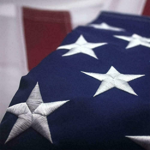 American Flag Outdoor Heavy Duty Embroidered Stars USA Flag by Cosmic Inventory Decorative Flags