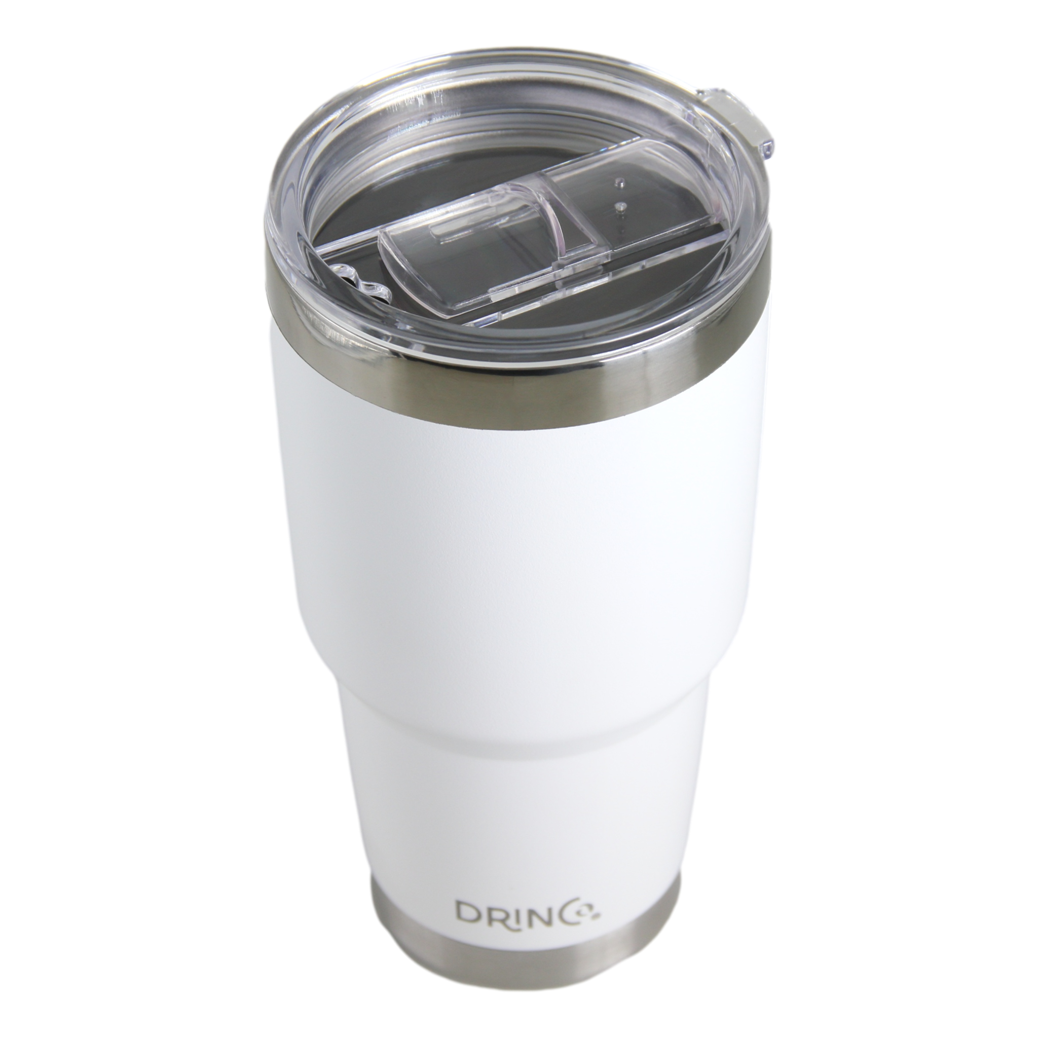 DRINCO® 30oz Insulated Tumbler Spill Proof Lid (White)-USA Flag by Orchid Lavender Tumblers