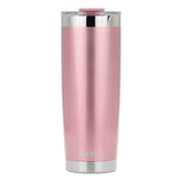 DRINCO® 20oz Insulated Tumbler Spill Proof Lid 2 Straws (Rose Gold) by Orchid Lavender Tumblers