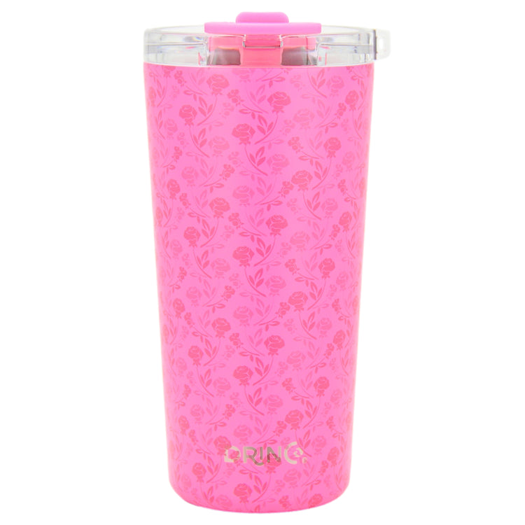 DRINCO® Seattle 20oz Insulated Tumbler Leakproof w/straw-Pink Rose by Orchid Lavender Tumblers