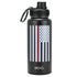 DRINCO® 32oz Stainless Steel Water Bottle-Thin Red-Black by Orchid Lavender Water Bottles