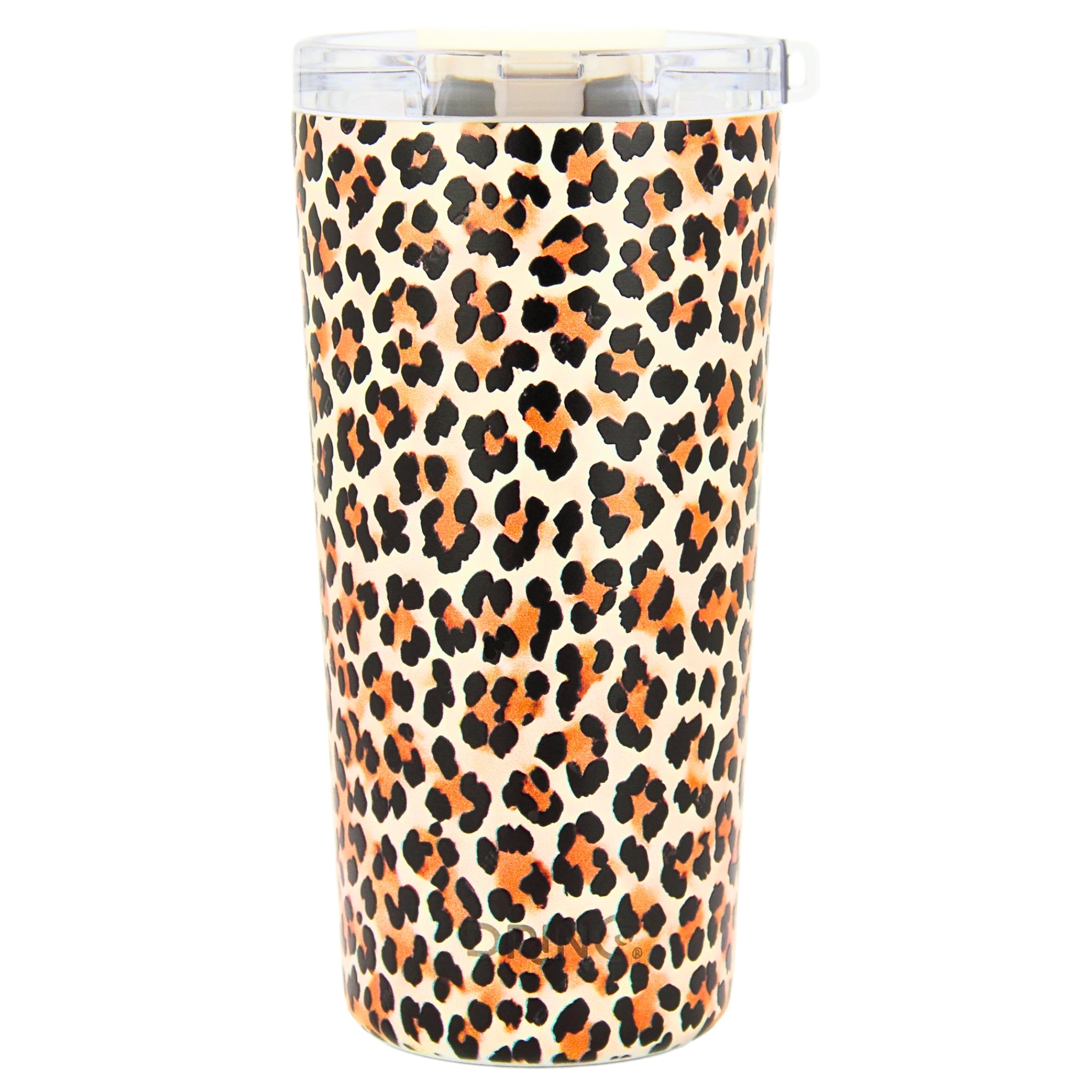 DRINCO® Seattle 20oz Insulated Tumbler Leakproof w/straw-Leopard by Orchid Lavender Tumblers