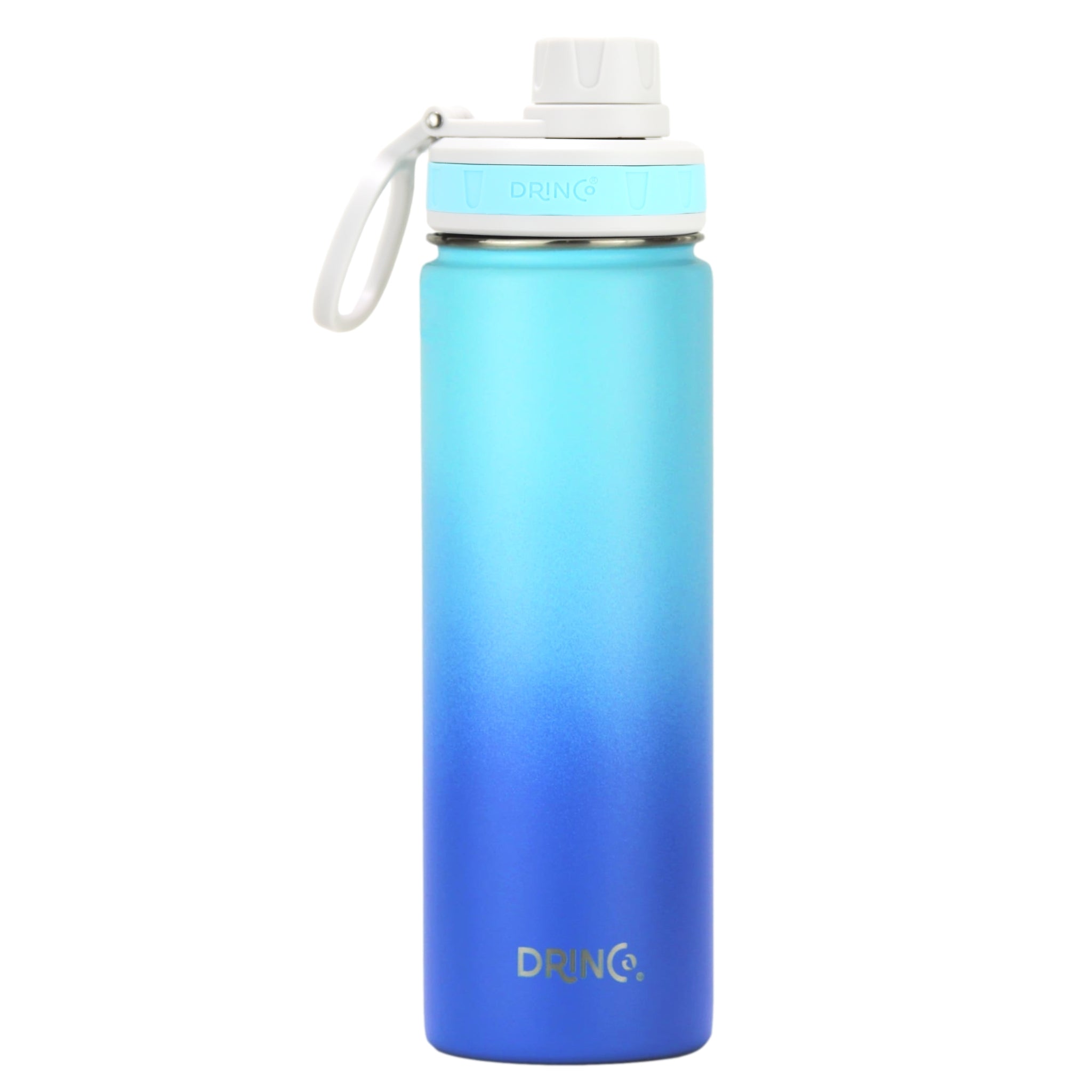 DRINCO® 22oz Stainless Steel Sport Water Bottle - Morning Sky Blue by Orchid Lavender Water Bottles